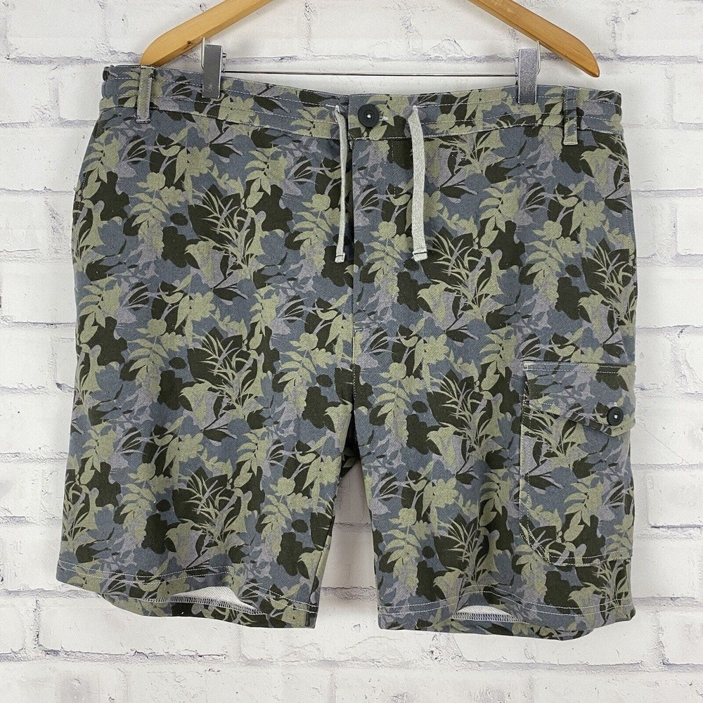 Johnnie-O Shorts Men's XL Jungle Lounger Elastic Waist 10" Inseam Floral NWT